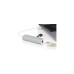 3x USB-A Buchse + RJ-45 Buchse, USB-Hub(weiß/silber, 20cm, Gigabit LAN)