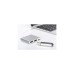 USB-A + USB-C + HDMI-Buchse, USB-Hub(silber/weiß, PD, Laden mit bis zu 100 Watt)