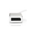 DisplayPort 4K Buchse(weiß/silber, 20cm)