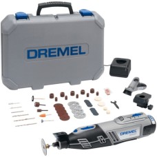 Dremel Akku-Multifunktions-Werkzeug 8220-2/45, 12Volt(schwarz/grau, Li-Ion-Akku 2Ah, 45-teiliges Zubehör, Koffer)