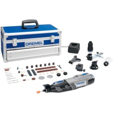 Dremel Akku-Multifunktions-Werkzeug 8220-5/65 Platinum Edition, 12Volt(schwarz/grau, 2x Li-Ion-Akku 2Ah, 65-teiliges Zubehör, Alu-Koffer)