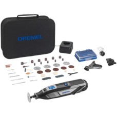Dremel Akku-Multifunktions-Werkzeug 8240-3/45, 12Volt(schwarz/grau, Li-Ion-Akku 2Ah, 45-teiliges Zubehör, Softbag)
