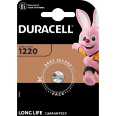 Duracell CR1220 Lithium-Knopfzelle 3V, Batterie(1 Stück, CR1220)