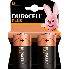 Duracell Plus D, Batterie(2 Stück, D)