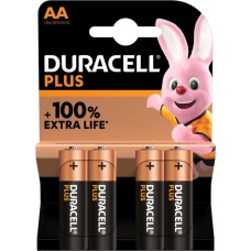 Duracell Plus, Batterie(4 Stück, AA)