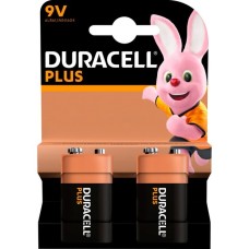 Duracell Plus, Batterie(2 Stück, E-Block (9-Volt-Block))