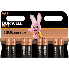 Duracell Plus, Batterie(8 Stück, AA)