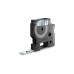 Dymo D1 ORIGINAL Schriftband, schwarz auf transparent, 12mm x 7m(S0720500)