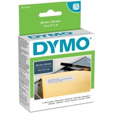 Dymo LabelWriter ORIGINAL Adressetiketten 25x54mm, 1 Rolle mit 500 Etiketten(permanent klebend, S0722520)