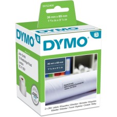 Dymo LabelWriter ORIGINAL Adressetiketten 36x89mm, 1 Rolle mit 260 Etiketten(permanent klebend, S0722400)