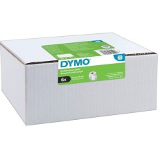 Dymo LabelWriter ORIGINAL Vielzwecketiketten 32x57mm, 6 Rollen mit je 1000 Etiketten(weiß, wieder ablösbar, 2093094)