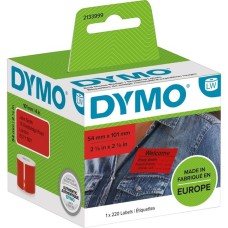 Dymo Labelwriter Versand-Etiketten 2133399 , Schriftband(220 Etiketten, schwarz auf rot, 54 x 101 mm)