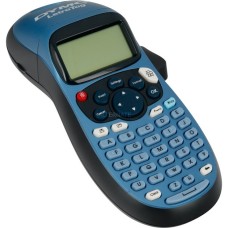 Dymo LetraTag LT-100H, Beschriftungsgerät(blau/schwarz, mit ABC-Tastatur, 2174576)
