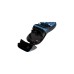 Dymo LetraTag LT-100H, Beschriftungsgerät(blau/schwarz, mit ABC-Tastatur, 2174576)
