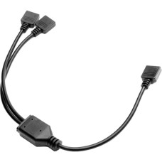 EKWB EK-Loop D-RGB 2-Way Splitter Cable, Y-Kabel(schwarz, 300mm +/- 5mm)