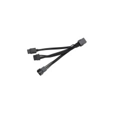 EKWB EK-Loop OmniLink Fan PWM D-RGB Signalsplitterkabel(schwarz, 10cm)