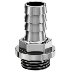 EKWB EK-Pro G1/4 Barb Fitting 10mm - Nickel, Verbindung(nickel)