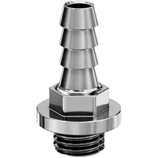 EKWB EK-Pro G1/8 Barb Fitting 6mm - Nickel, Verbindung(nickel)