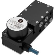 EKWB EK-Pro Pump Reservoir Manifold X3 D5 - Acetal, Pumpe(schwarz/silber, Verteilerrreservoirplatte inkl. Pumpe)