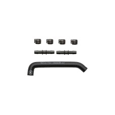 EKWB EK-Pro Tubing 10/17mm Reinforced EPDM Preformed 45°/90° - Black, Schlauch(schwarz)