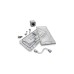 EKWB EK-QuantumX Loophole Distroplate D5 PWM - Silver(transparent/silber)