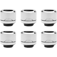 EKWB EK-Quantum Torque 6-Pack HDC 12 - Nickel, Verbindung(silber, 6er Pack)