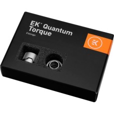 EKWB EK-Quantum Torque 6-Pack HDC 12 - Satin Titanium, Verbindung(silber, 6er Pack)