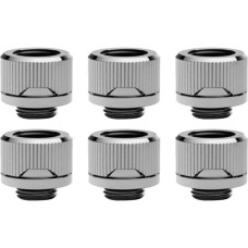 EKWB EK-Quantum Torque 6-Pack HTC 14 - Nickel, Verbindung(silber, 6er Pack)