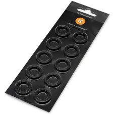 EKWB EK-Quantum Torque Color Ring 10-Pack HDC 14 - Black, Verbindung(schwarz, 10 Stück)