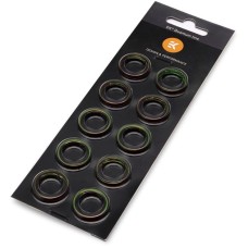 EKWB EK-Quantum Torque Color Ring 10-Pack HDC 14 - Green, Verbindung(grün, 10 Stück)