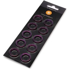 EKWB EK-Quantum Torque Color Ring 10-Pack HDC 16 - Purple, Verbindung(lila, 10 Stück)