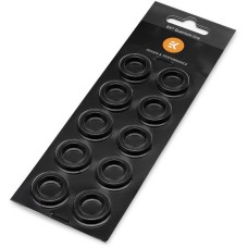 EKWB EK-Quantum Torque Color Ring 10-Pack STC 12/16 - Black, Verbindung(schwarz, 10 Stück)