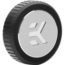 EKWB EK-Quantum Torque Plug w/Badge - Black, Schraube(schwarz/silber)