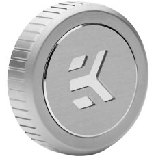 EKWB EK-Quantum Torque Plug w/Badge - Satin Titanium, Schraube(titan)
