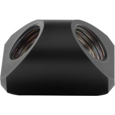 EKWB EK-Quantum Torque Static FF 90° - Black, Verbindung(schwarz)