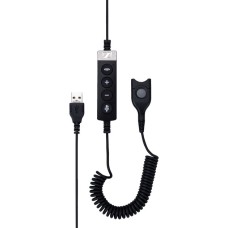 EPOS | Sennheiser Adapterkabel USB-ED CC 01 MS(schwarz, für Headsets der CIRCLE- und CENTURY-Serie)