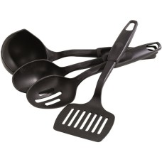 Easy Camp Küchen-Set, 4-teilig, Besteck(schwarz)