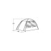 Easy Camp Kuppelzelt Daytent(dunkelgrau/hellgrau)