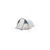Easy Camp Kuppelzelt Ibiza 400 Light Grey(hellgrau/blau, mit Tunnel-Vorbau, Modell 2024)