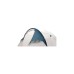 Easy Camp Kuppelzelt Ibiza 400 Light Grey(hellgrau/blau, mit Tunnel-Vorbau, Modell 2024)