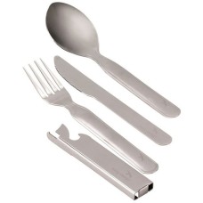 Easy Camp Reise-Besteckset Deluxe, 4-teilig(grau)