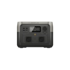 EcoFlow RIVER 2 Max, tragbare Powerstation(schwarz/grau, 512Wh, X-boost 1.000W, LFP-Akku)