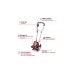Einhell Akku-Bodenhacke GE-CR 30 Li, 36Volt (2x18V)(rot/schwarz, ohne Akku und Ladegerät)