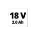 Einhell Akku-Bohrschrauber-Set TE-CD 18/45 3X-Li +22, 18Volt(rot/schwarz, Li-Ion-Akku 2,0Ah, 22-teiliges Zubehör)