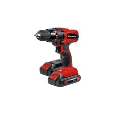 Einhell Akku-Bohrschrauber TC-CD 18-2 Li, 18Volt(rot/schwarz, 2x Li-Ionen Akku 1,3Ah, im Koffer)