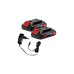 Einhell Akku-Bohrschrauber TC-CD 18-2 Li, 18Volt(rot/schwarz, 2x Li-Ionen Akku 1,3Ah, im Koffer)