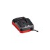 Einhell Akku-Bohrschrauber TE-CD 12/1 +22+CL, 12Volt(rot/schwarz, 2x Li-Ionen Akku 2Ah, 22-teiliges Bit- und Bohrerset + Akku-Leuchte)