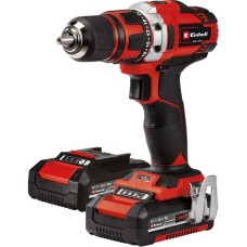 Einhell Akku-Bohrschrauber TE-CD 18/40-1 Li, 18Volt(rot/schwarz, 2x Li-Ion-Akku 1,5Ah, im Koffer)