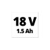 Einhell Akku-Bohrschrauber TE-CD 18/40-1 Li, 18Volt(rot/schwarz, 2x Li-Ion-Akku 1,5Ah, im Koffer)