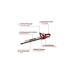 Einhell Akku-Heckenschere GE-CH 18/60 Li - Solo, 18Volt(rot/schwarz, ohne Akku und Ladegerät)